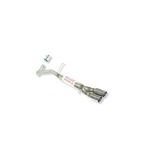 Silencieux arrière inox RC Racing Audi A1 1.4 et 1.6 TDI 90 à 116 ch