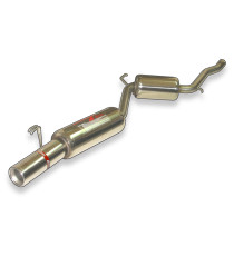 Silencieux arrière inox RC Racing Fiat Brava 182 1.9 D 65 ch (48 kW) 1995-2001