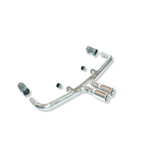 Silencieux arrière inox RC Racing Porsche 718 Boxster S (982) 2.5 Turbo 350 ch