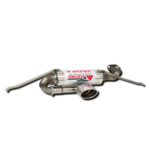 Échappement inox RC Racing Smart Roadster 451 1.0 Brabus (98-102 cv)