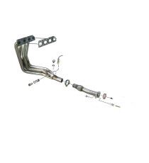 Échappement inox RC Racing Opel Calibra / Vectra A 2.0i 16V (1990-1997)