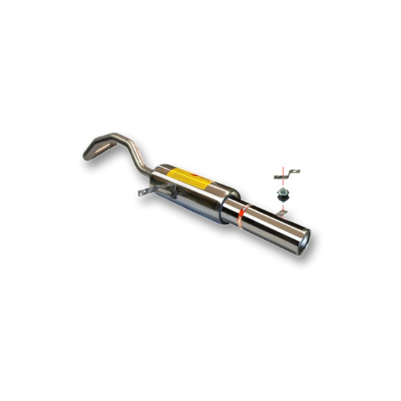 Échappement inox RC Racing Renault Megane II 1.5 dCi 80cv (2002-)