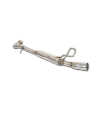 Collecteur et silencieux arrière inox RC Racing Renault 19 1.7 8V 75 et 92 cv