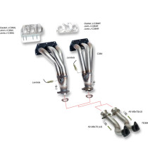 Échappement inox RC Racing Volkswagen Golf IV R32