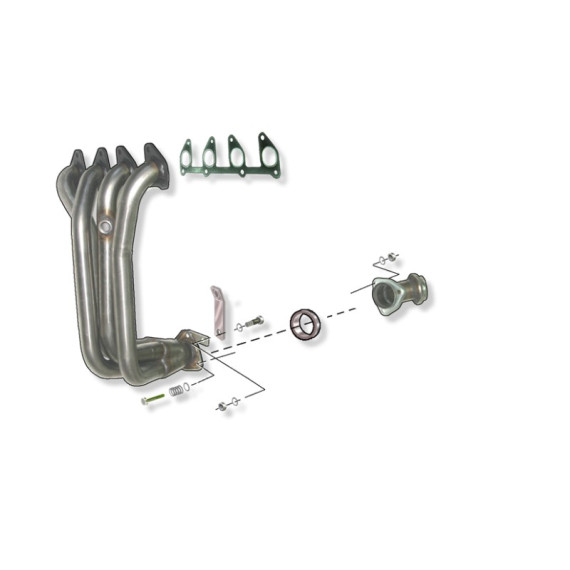 Échappement inox RC Racing Opel Astra F 1.4i 8V hayon (1991-1998)