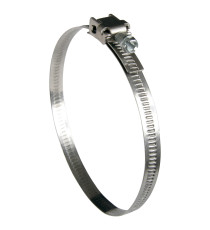 Collier de serrage inox V2A à fermeture rapide, lot de 10