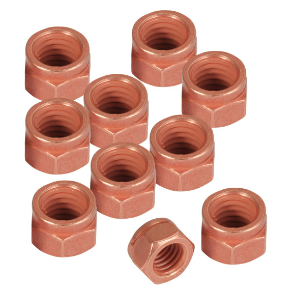 Écrou autobloquant Thermag, acier cuivré