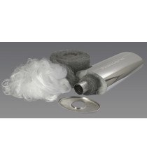 Laine de fibre de verre haute performance pour garniture de silencieux