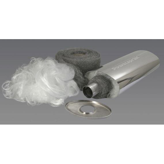 Laine de fibre de verre haute performance pour garniture de silencieux