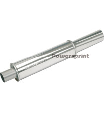 Silencieux arrière inox à embout intégré