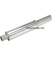 Silencieux arrière inox à embout intégré