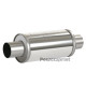 Silencieux rond inox 304L à souder