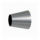 Réducteur conique symétrique inox diamètres 100 à 63.5mm - longueur 100mm