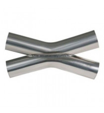 X-Pipe inox diamètres 55mm épaisseur 1.5mm longueur 370mm