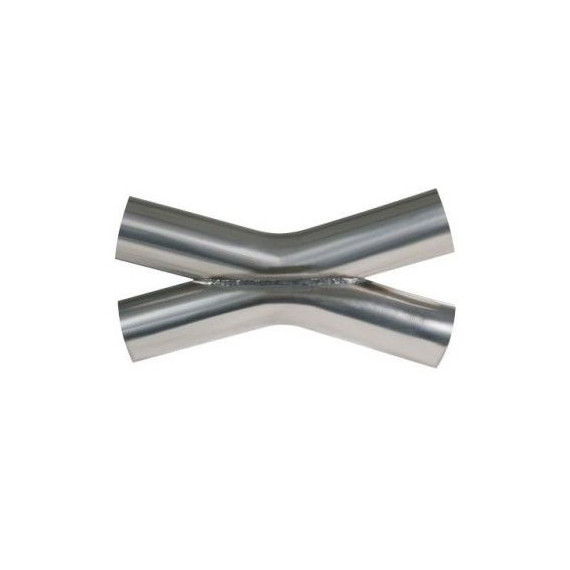 X-Pipe inox diamètres 76.1mm épaisseur 1.5mm longueur 370mm