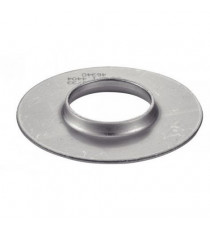 Flasque inox 304L à souder pour tube 76.1mm, silencieux diamètre 122mm