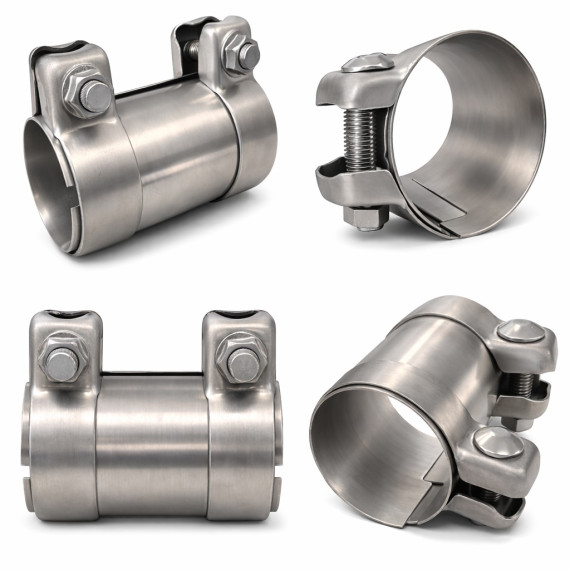 Manchon inox femelle à visser pour tube ⌀60.3mm extérieur — Longueur 125mm